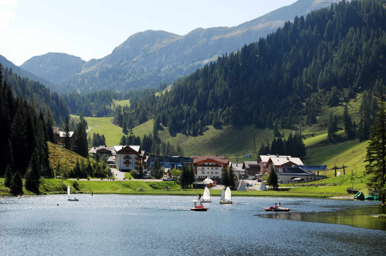 Segeln auf dem Zauchensee